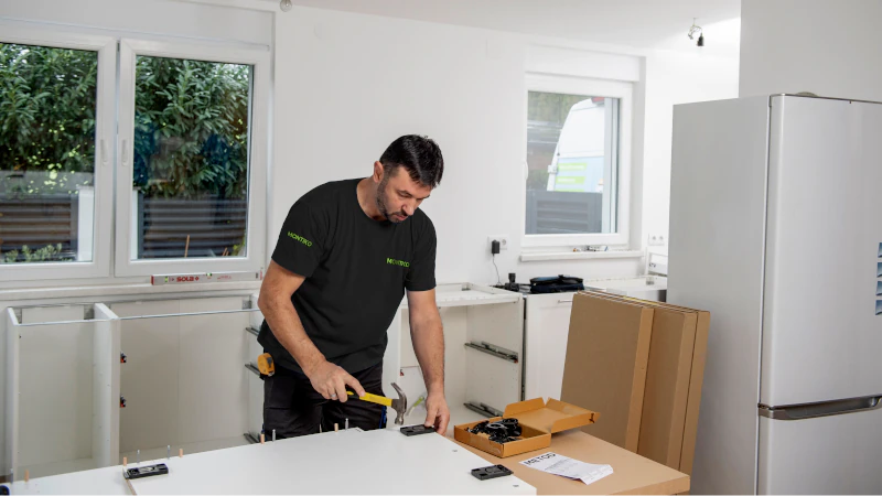Küchenmontage Wien - Schrank aufbauen